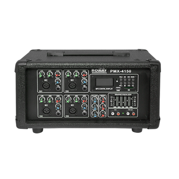 CONSOLA ROMMS 4 CANALES 150 WATTS PMX4150