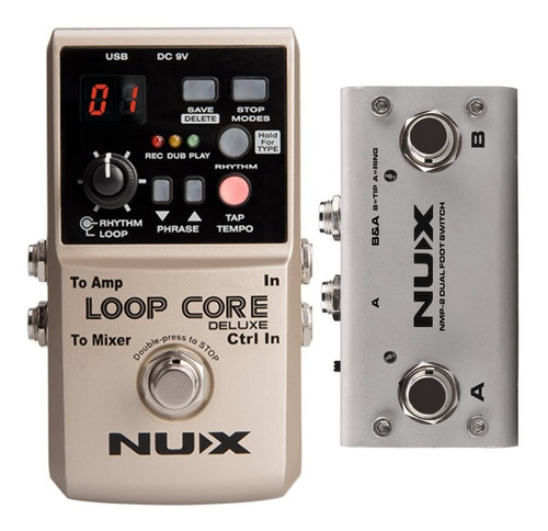 PEDAL NUX LOOP CORE DELUXE + FOOTSWITCH